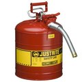 Justrite 5 gal Red Steel JT7250130